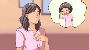 mulher pensando como era ser criança e curar-se