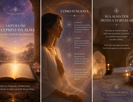 Leitura Blueprint da Alma nos Registros Akáshicos